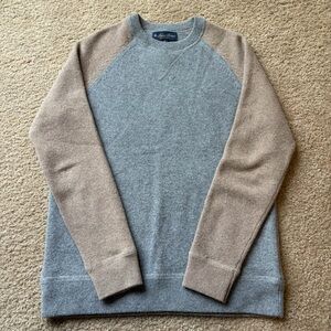 Brooks Brothers Italian Yarn Merino Cashmere Colorblock Sweater Men’s XS Unisex